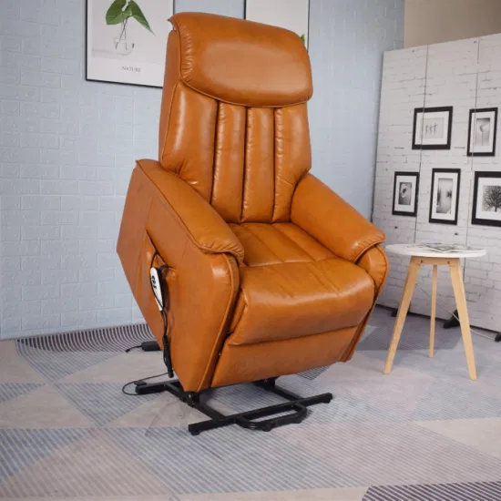 Jky 가구 거실을 위한 마사지 기능이 있는 좋은 가죽 단일 좌석 전기 리프트 안락의자 의자